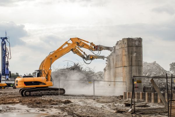 Silo Demolition in South Bend