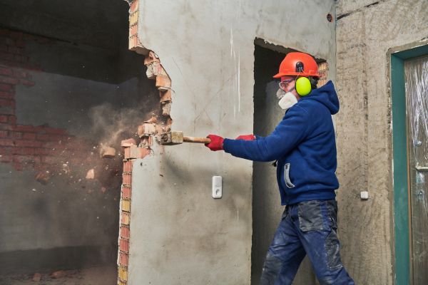 Concrete Wall Demolition in South Bend