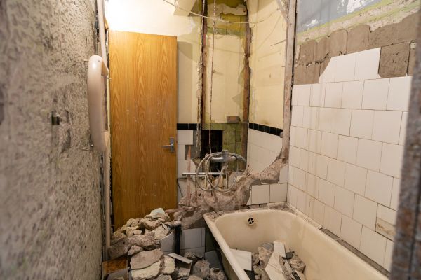 Shower Tile Demolition in South Bend