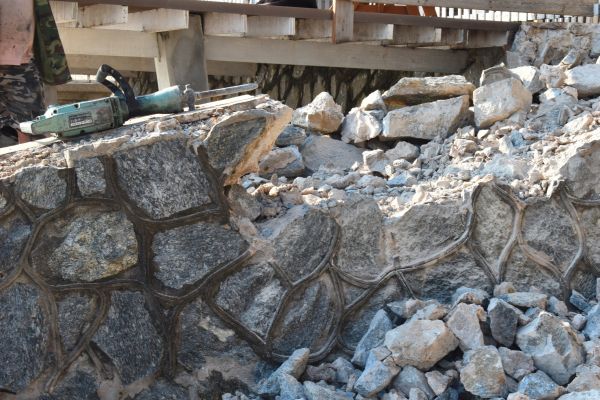 Retaining Wall Demolition in South Bend