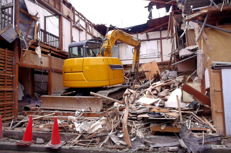 Demolition Equipment in Action
